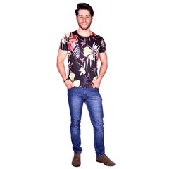 Camiseta Masculina Tropical Elegante - Otto na internet