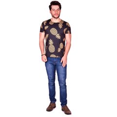 Camiseta Masculina Abacaxi Dourado - Otto - comprar online