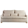 Sofa de 3 Cuerpos Tapizado Lino Crudo 2.10 mt