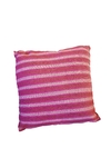 Almohadon Decorativo Rayado Fucsia/rosa 40 cm