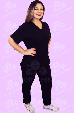 SCRUB BASIC PLUS SIZE EM GABARDINE na internet