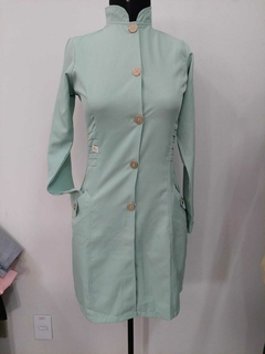 JALECO GLAMOUR PLUS - Gabardine Verde Menta - TAM PP