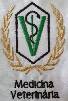 Bordado Escudo Medicina Veterinária