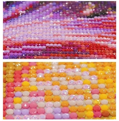 (2810) Pintura com Diamantes - Diy 5D Strass - Stitch 1 - 30x40 cm - Mundo dos QCS