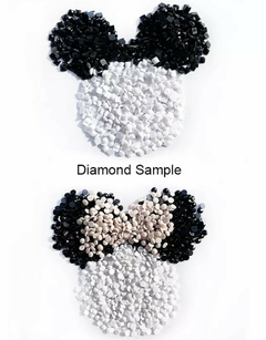 (3059) Pintura com Diamantes - Diy 5D Strass - Lilo e Stitch 2 - 40x30 cm - loja online