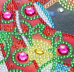 (1799) Pintura com Diamantes - Diy 5D Strass - A Bela e a Fera - 30x40 cm - Pedras Especiais na internet