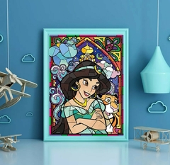 (3066) Pintura com Diamantes - Diy 5D Strass - Nossa Senhora das Graças - 30x40cm na internet