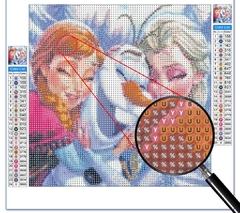 (2880) Pintura com Diamantes - Diy 5D Strass - Minnie 3 - 30x40 cm - comprar online