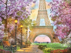 (2789) Love In Paris - 1500 Peças - Ravensburger - comprar online