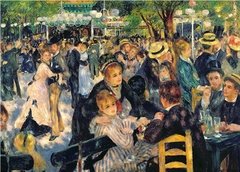 (1540) Dance at the Moulin de la Galette; Renoir - 1000 peças - Obs.: CAIXA DANIFICADA - comprar online