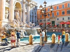 (294) The Trevi Fountain - 3000 peças - comprar online