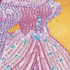 (2744) Pintura Com Diamantes - Diy 5D Strass - Princesa Ariel - 30x40 cm - Pedras Especiais - comprar online