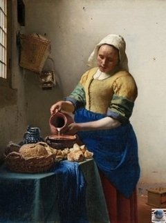 (540) The Milkmaid, 1658 - 1661; Vermeer - 2000 peças