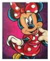 (2923) Pintura com Diamantes - Diy 5D Strass - Minnie 1 - 40x50 cm