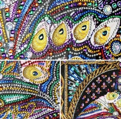 (2748) Pintura Com Diamantes - Diy 5D Strass - Tapestry Cat 3 - 40x50 cm - Pedras Especiais - comprar online