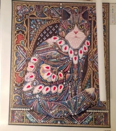 (2748) Pintura Com Diamantes - Diy 5D Strass - Tapestry Cat 3 - 40x50 cm - Pedras Especiais na internet