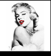 (1160) Pintura com Diamante - Marilyn Monroe - 25x20 cm - Total