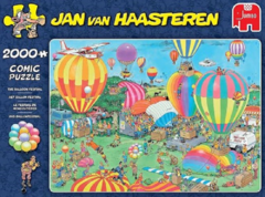 (1847) The Balloon Festival; Jan Van Haasteren - 2000 peças