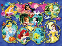 (1403) Pintura com Diamante - Disney 3 - 30x20 cm - Total