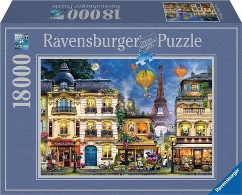 Quebra-cabeça Ravensburger 18.000 peças: MAGICAL BOOKCASE