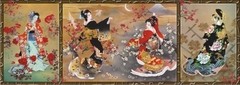 (1079) Oriental Triptych; Haruyo Morita - 1000 peças - comprar online