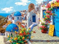 (750) Spring in Santorini; Viktor Shvaiko - 2000 peças - comprar online