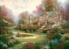 (670) Gardens Beyond Spring Gate; Kinkade - 2000 peças