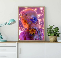 (2753) Pintura com Diamantes - Diy 5D Strass - Rapunzel - 40x50 cm na internet