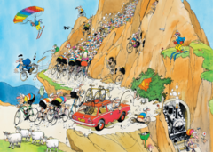 (755) Tour de France; Jan Van Haasteren - 3 x 1000 peças na internet