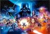 (1475) Pintura com Diamante - Star Wars 1 - 30x25 cm - Total