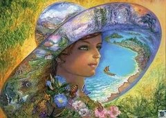 (886) Hat of Timeless Places; Josephine Wall - 1500 peças