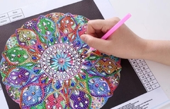 (2740) Pintura Com Diamantes - Diy 5D Strass - Mandala da Vida - 30x30 cm - Pedras Especiais na internet