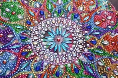 (2740) Pintura Com Diamantes - Diy 5D Strass - Mandala da Vida - 30x30 cm - Pedras Especiais - comprar online