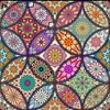 (1541) Pintura com Diamante - Mandala 15 - 30x30 cm - Total