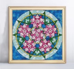 (1561) Pintura com Diamante - Mandala 20 - 30x30 cm - Total - comprar online