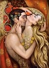 (1575) Pintura com Diamante - Amantes - 20x30 cm - Total