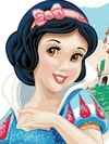 (2960) Pintura com Diamantes - Diy 5D Strass - Branca de Neve 1 - 30x40 cm