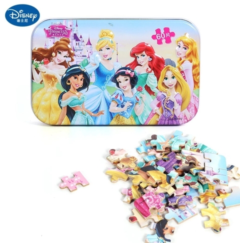 Kit Quebra Cabeça Da Frozen Princesa Disney 100 + 200 Peças