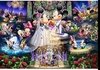 (1199) Pintura com Diamante - Casamento Mickey e Minnie - 30x20 cm - Total