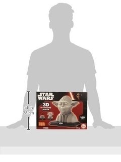 (994) Sculpture Star Wars, Yoda 3D - 160 peças - comprar online