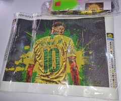 (2977) Pintura Com Diamantes - Diy 5d Strass - Neymar - 40x30 cm - comprar online