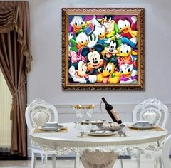 (1650) Pintura com Diamante - Disney 4 - 35x35 cm - Total - comprar online