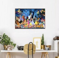 (1653) Pintura com Diamante - Disney 5 - 45x30 cm - Total - comprar online