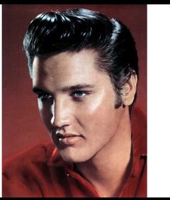 (1215) Pintura com Diamante - Elvis Presley 2 - 25x20 cm - Total