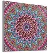 (1688) Pintura com Diamante - Mandala 25 - 25x25 cm - Pedras Especiais