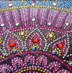 (1706) Pintura com Diamantes - Mandala da Criatividade - 30x40 cm - Pedras Especiais na internet