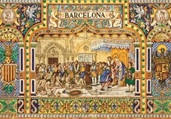 (941) Azulejos de Barcelona; Alison Lee - 3000 peças na internet