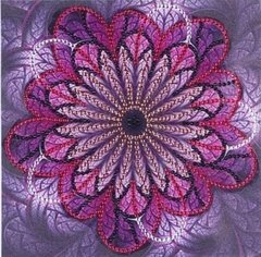 (1793) Pintura com Diamante - Mandala 29 - 25x25 cm - Parcial