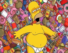 (2282) Pintura em Tela Numerada - Os Simpsons