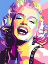 (1863) Pintura com Diamantes - Marilyn Monroe 3 - 30x40 cm